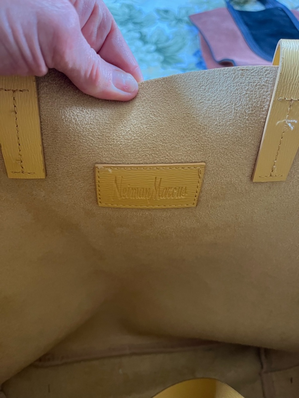 Yellow Leather Tote - NEIMAN MARCUS
